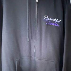 Beautiful disaster hoodie  never worn size C1x